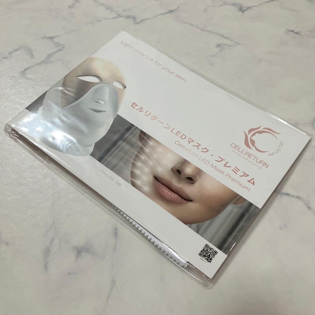 CELLRETURN LED Mask Premium Light Therapy Anti Aging Facial Device w/ BOX k66