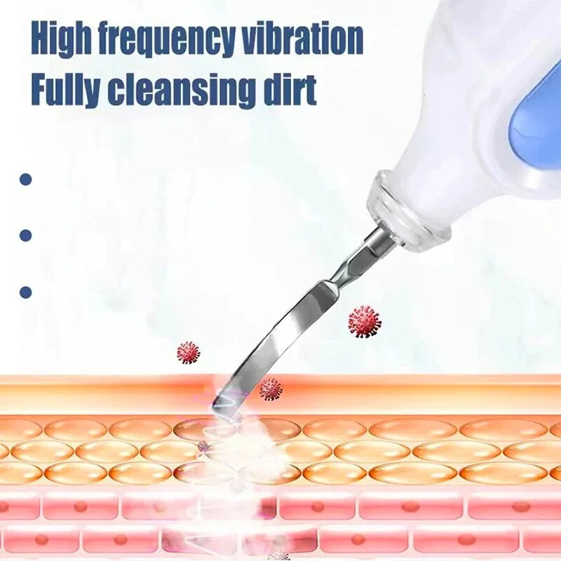 Cleaner Pore Deep Cleansing Blackhead Remover Facial Scrubber Face Peeling Tool