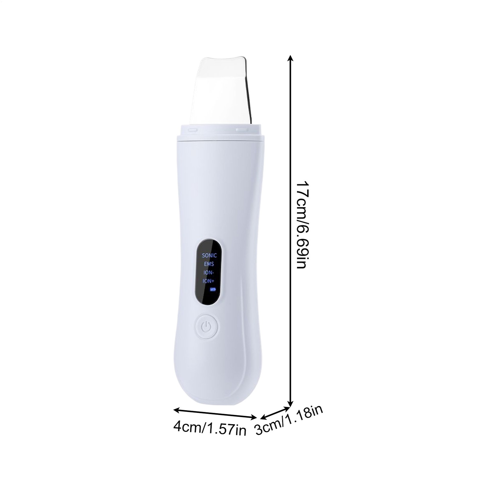 Ultrasonic Ionized Skin Beautifier, 4 Modes Waterproof Rechargeable Face Scraper