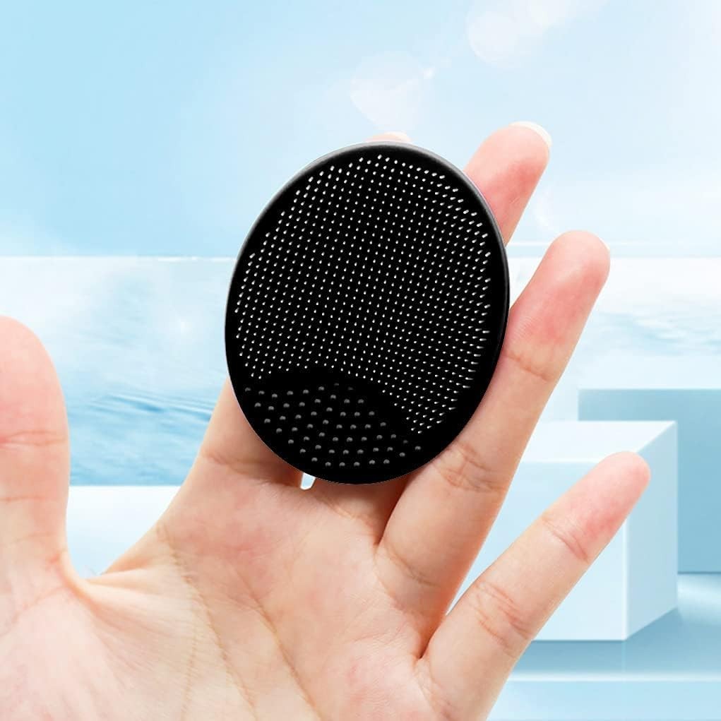 4 Pack Silicone Facial Cleansing Brush Face Scrubber Exfoliator Blackhead Pad