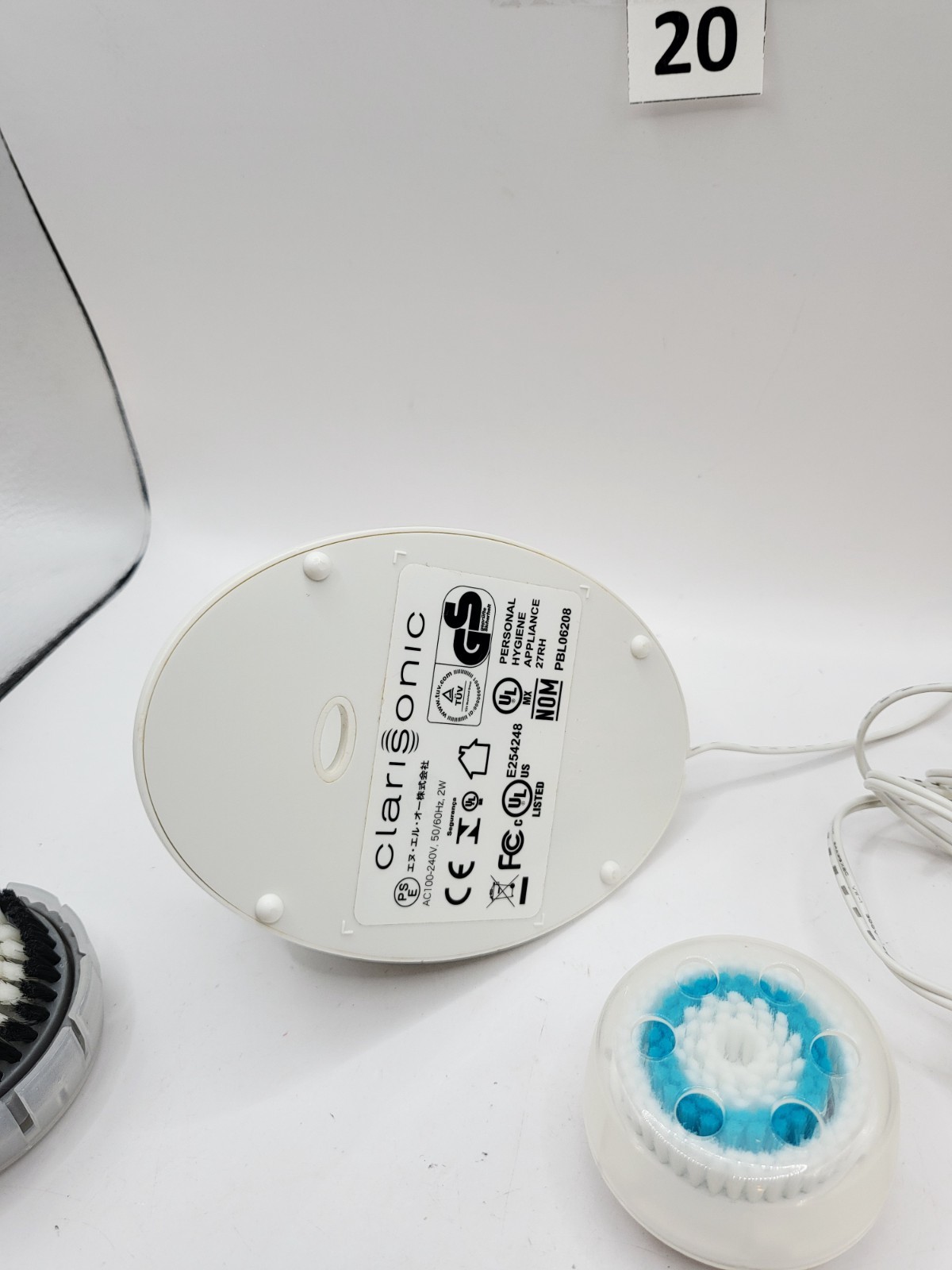 Clarisonic PLUS Charging Cradle White 27RH For Personal Hygiene HK-J102-A12