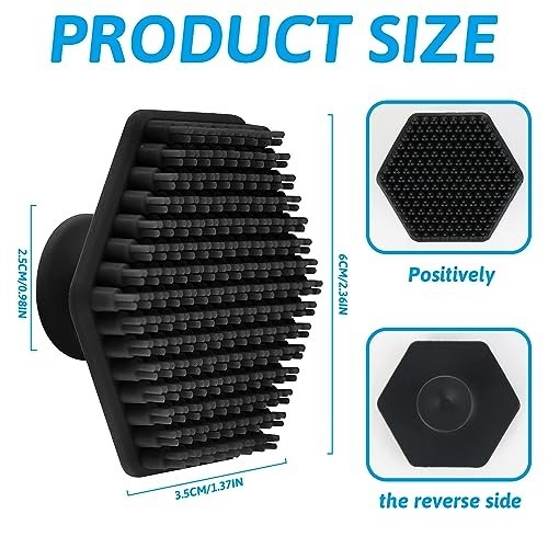 Manual Facial Cleansing Brush Silicone Exfoliating Face Scrubber Body Brush