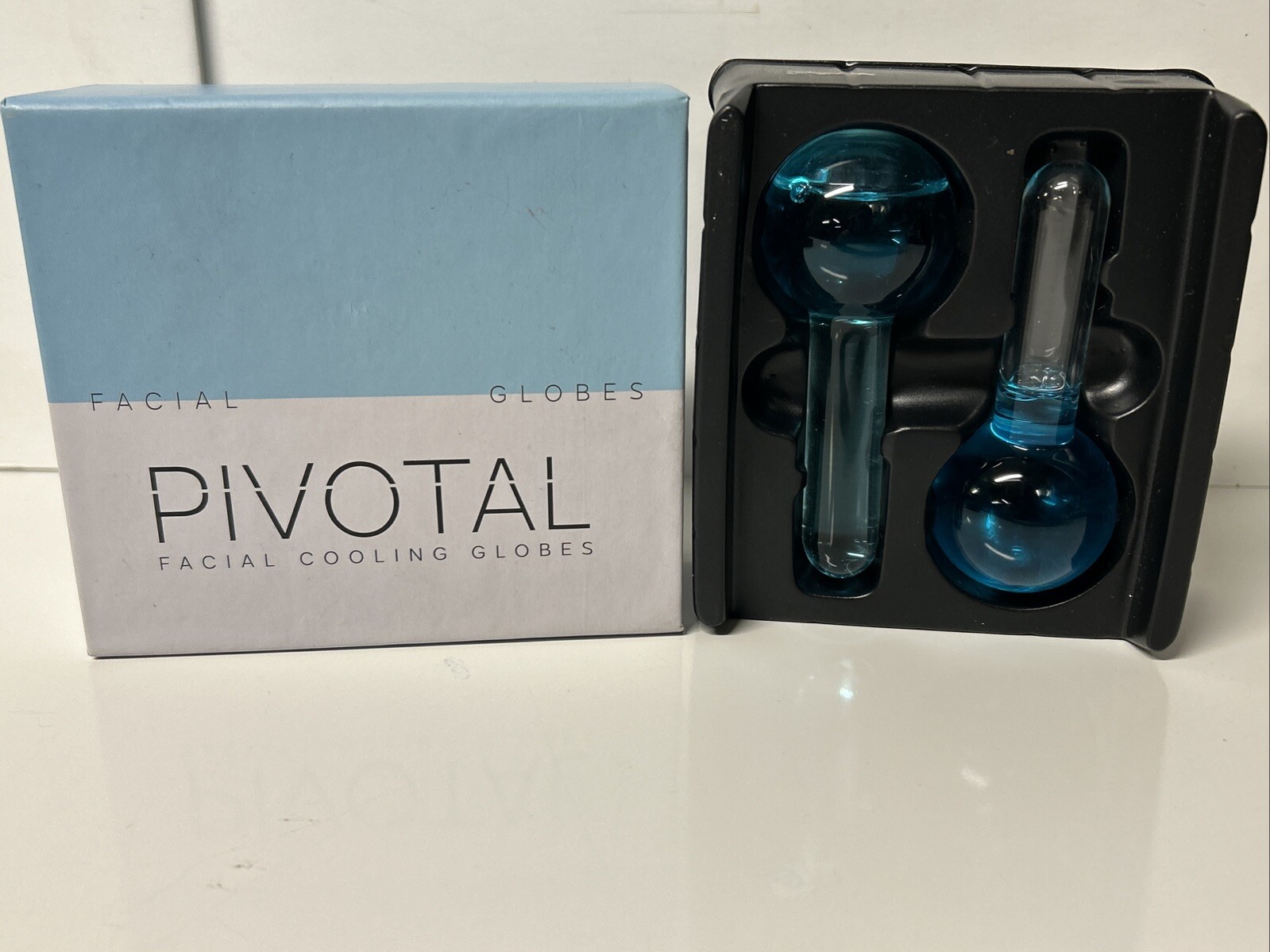 PIVOTAL ‘Facial Glass Cooling Globes’…for Puffy Facial Areas…NEW IN BOX