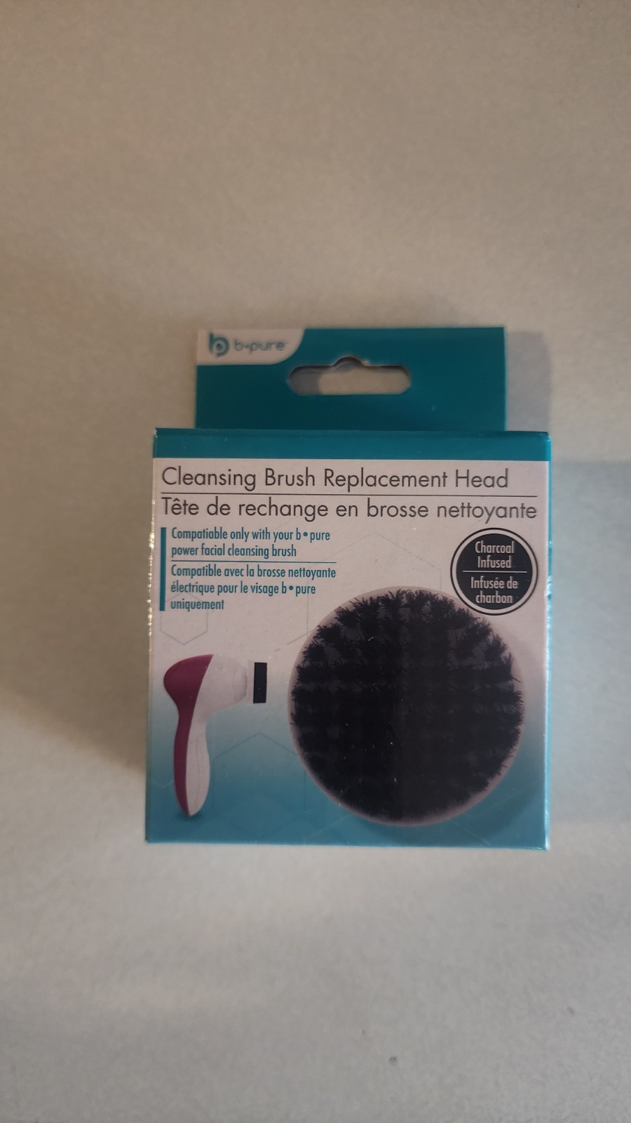 b·pure Power Facial Cleansing Brushes – Replacement Brush Head Black