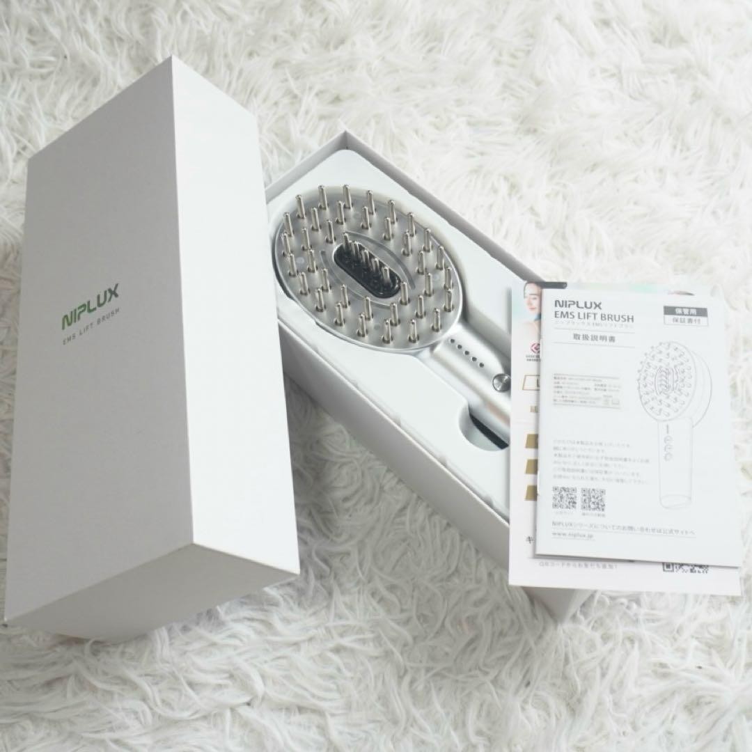 NIPLUX EMS LIFT BRUSH Electric Brush EMS Facial Lift Up IPX7 Waterproof Tested