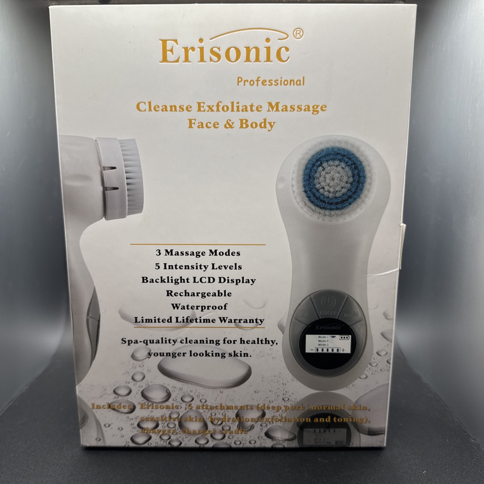 Erisonic Professional Cleanse Exfoliate Massage Face & Body