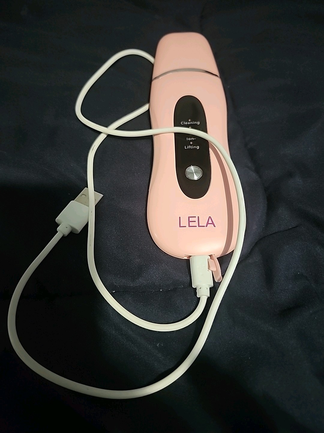 Spa Sciences LELA Ultrasonic Facial Spatula System – Pink