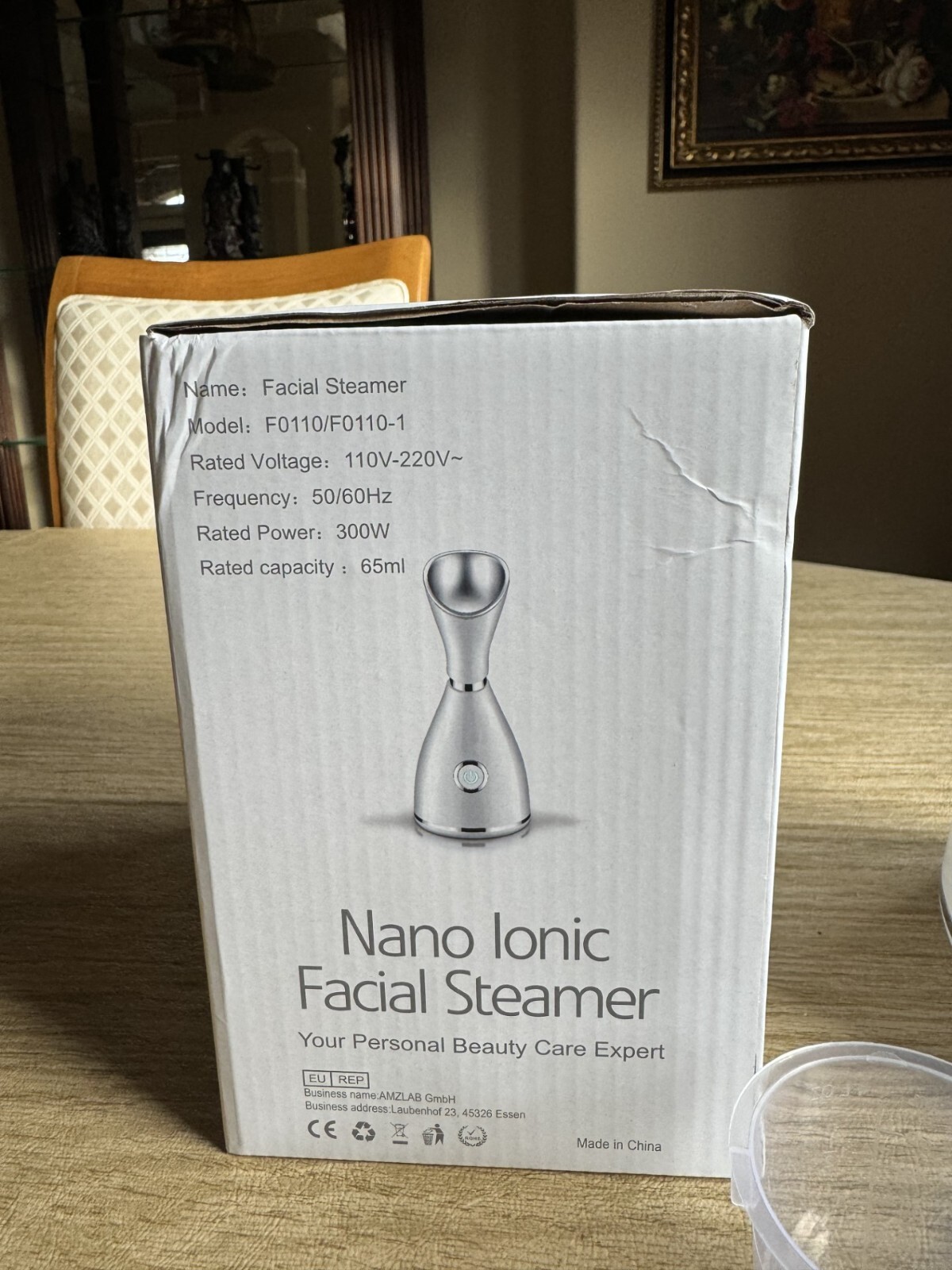 Lonove Ionic Silver Deep Cleansing Facial Steamer Skincare Open Box 50HZ 300W