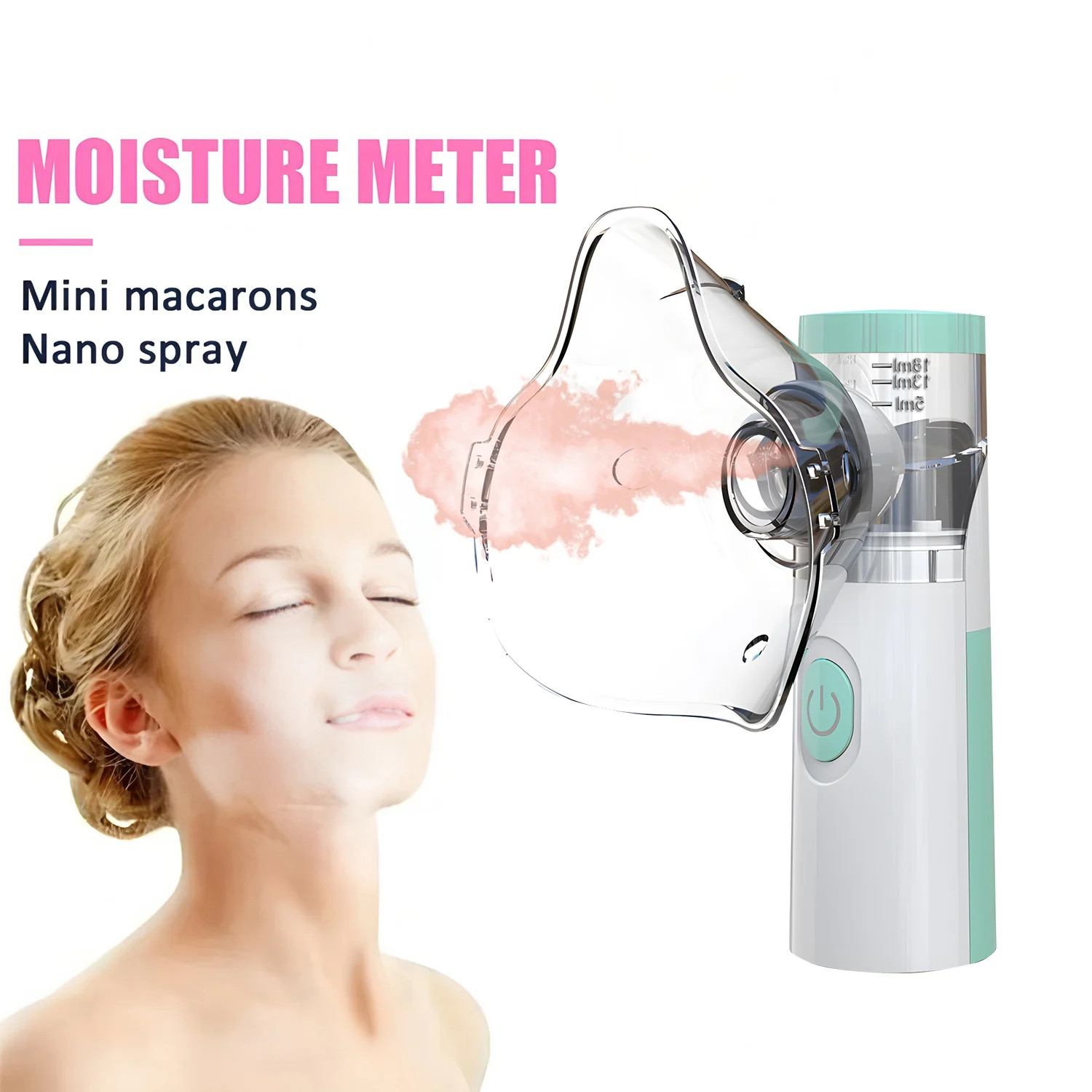 Facial Steamer Ionic Hot Mist Facial Heating Sprayer Pore Cleaner Skin Moisturiz