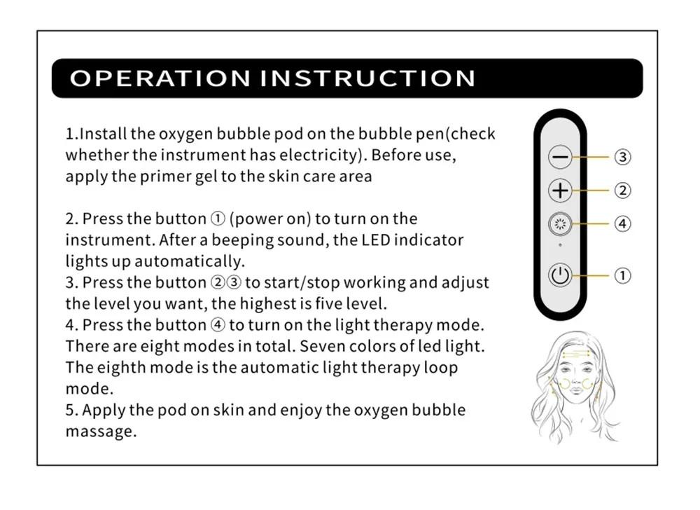 New CO2 Oxygen Bubble Device Exfoliate Oxygen Facial Machine Wrinkle Removal