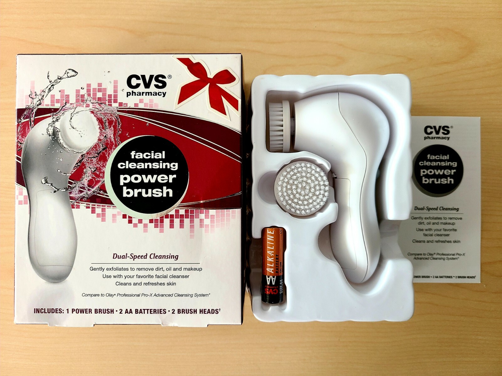 Facial Cleansing Power Brush Dual Speed CVS BRAND NIB #860170
