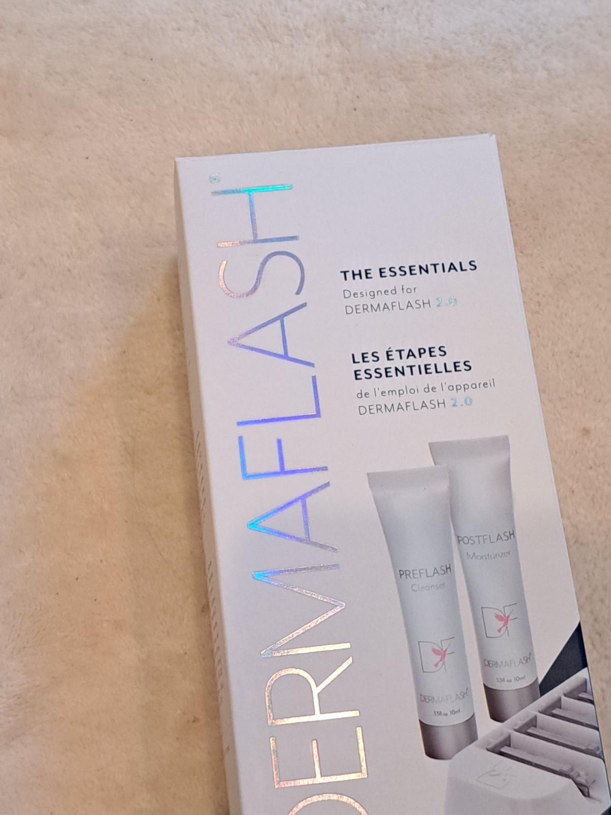 DERMAFLASH 2.0 The Essentials Anti-Aging Exfoliation Replenishment Kit NIB