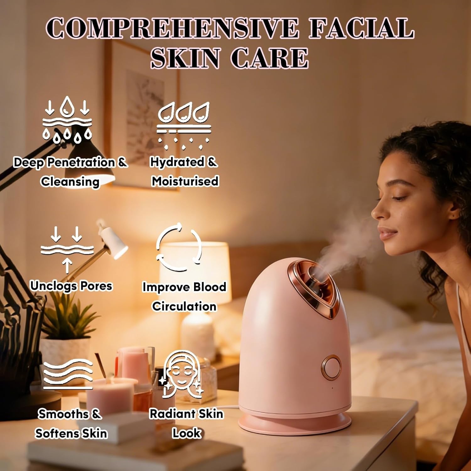 Complete Facial Steamer Spa Kit: 17 Essential Skin Care Tools for Radiant Skin