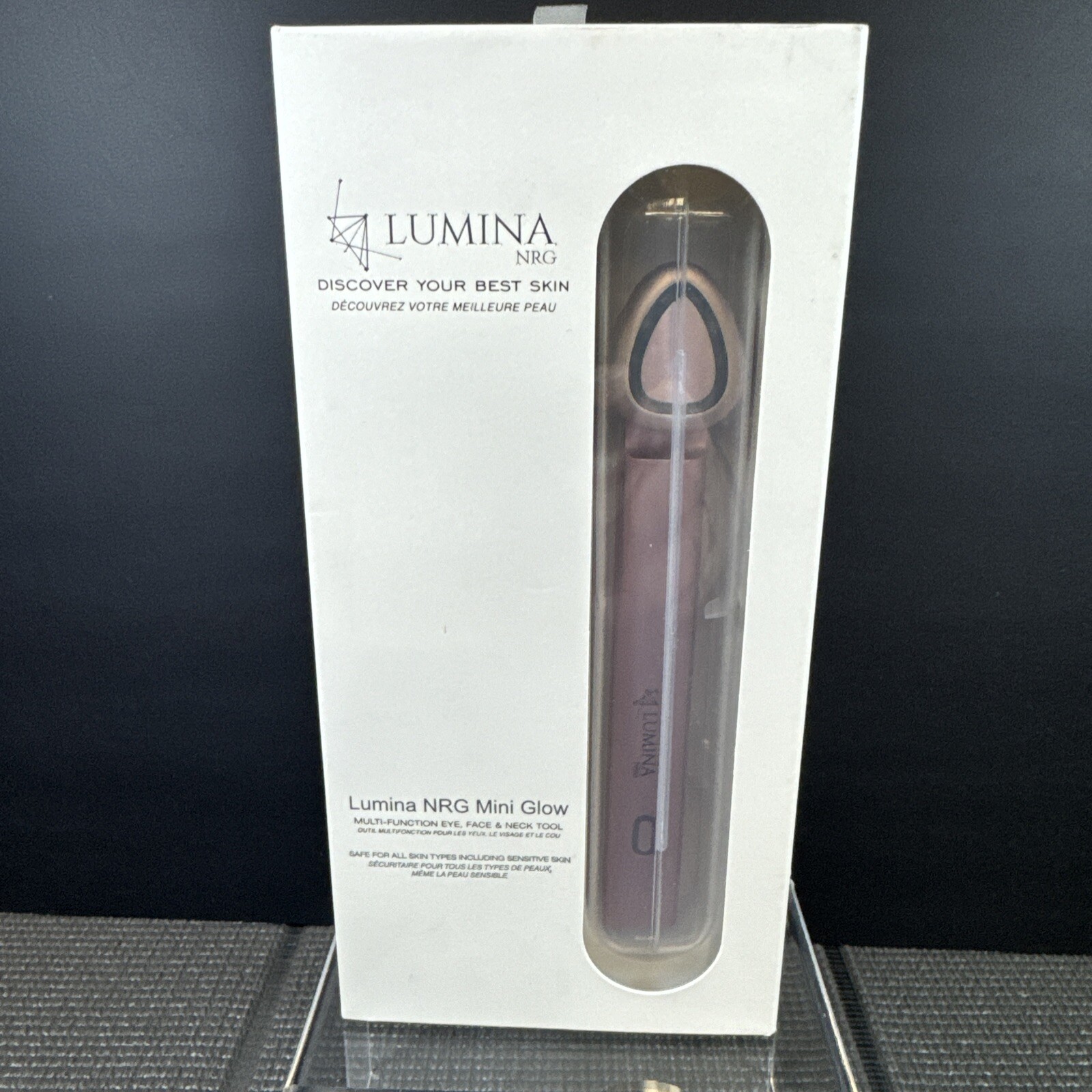 Red light Face Therapy Device Lumina NRG Mini Glow 6572 Multi-Function Tool NIB