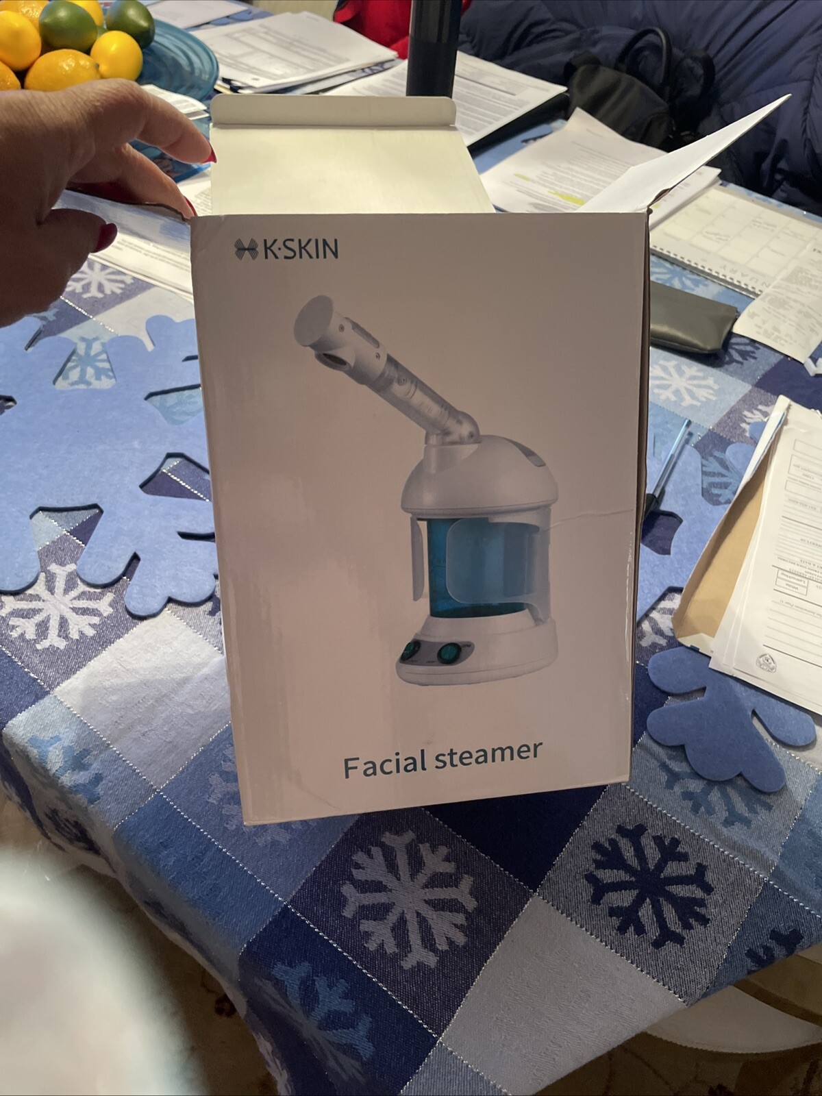 K.SKIN FACIAL STEAMER Hot Mist Facial Steamer KD2328, Personal Care 5 Pcs Stai