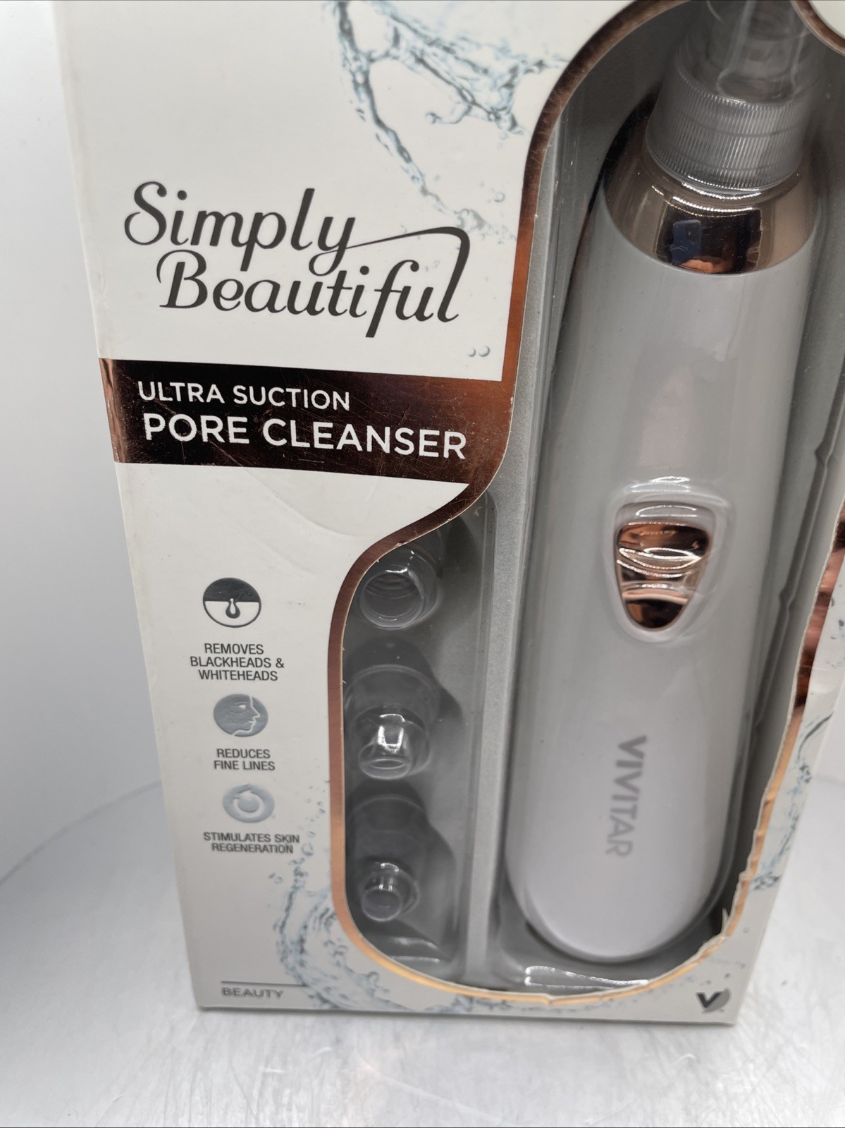 Vivitar Ultra Suction Facial Pore Cleanser for Acne Blackheads Whiteheads
