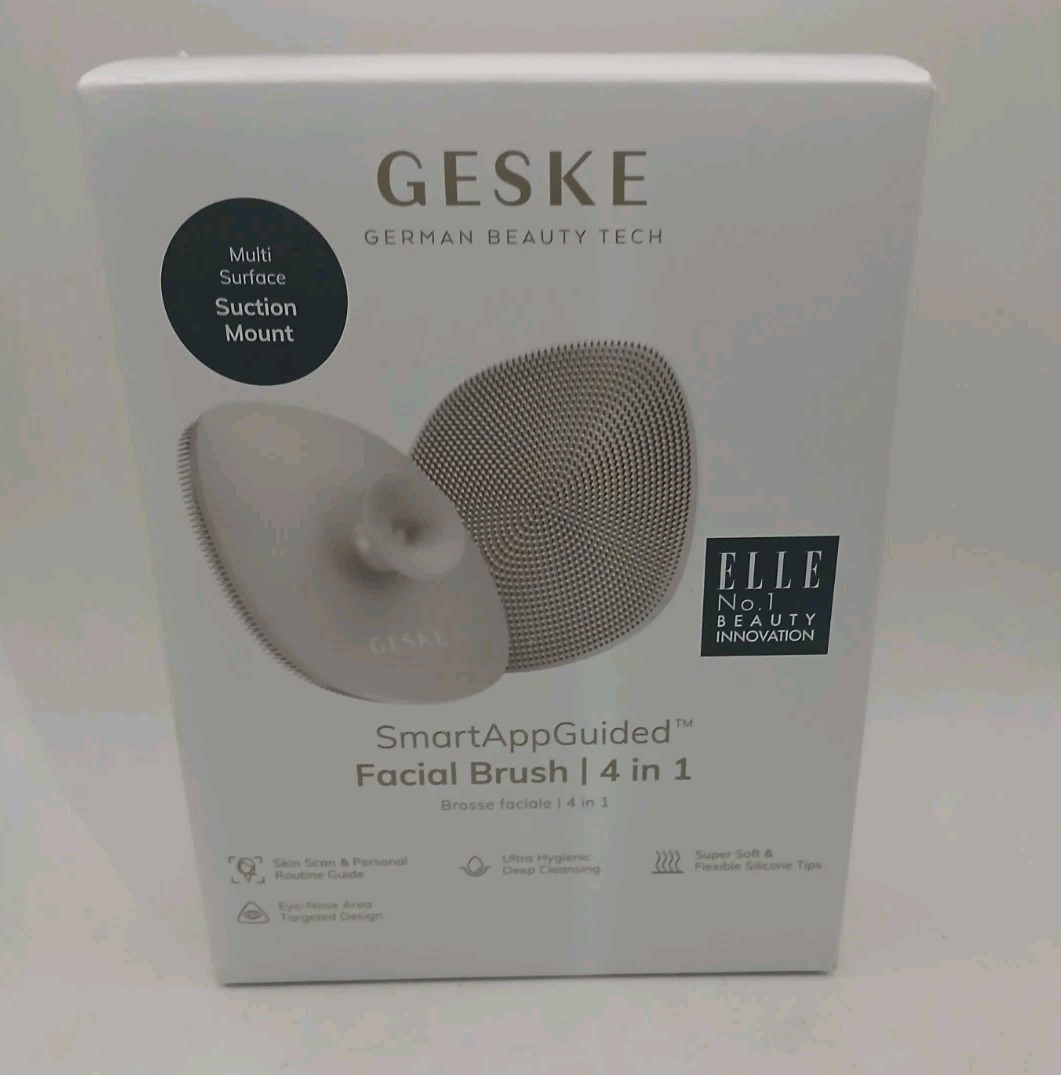 GESKE – Smart App Guided 4 IN 1 SONIC FACIAL BRUSH With Handle: STARLIGHT NIB
