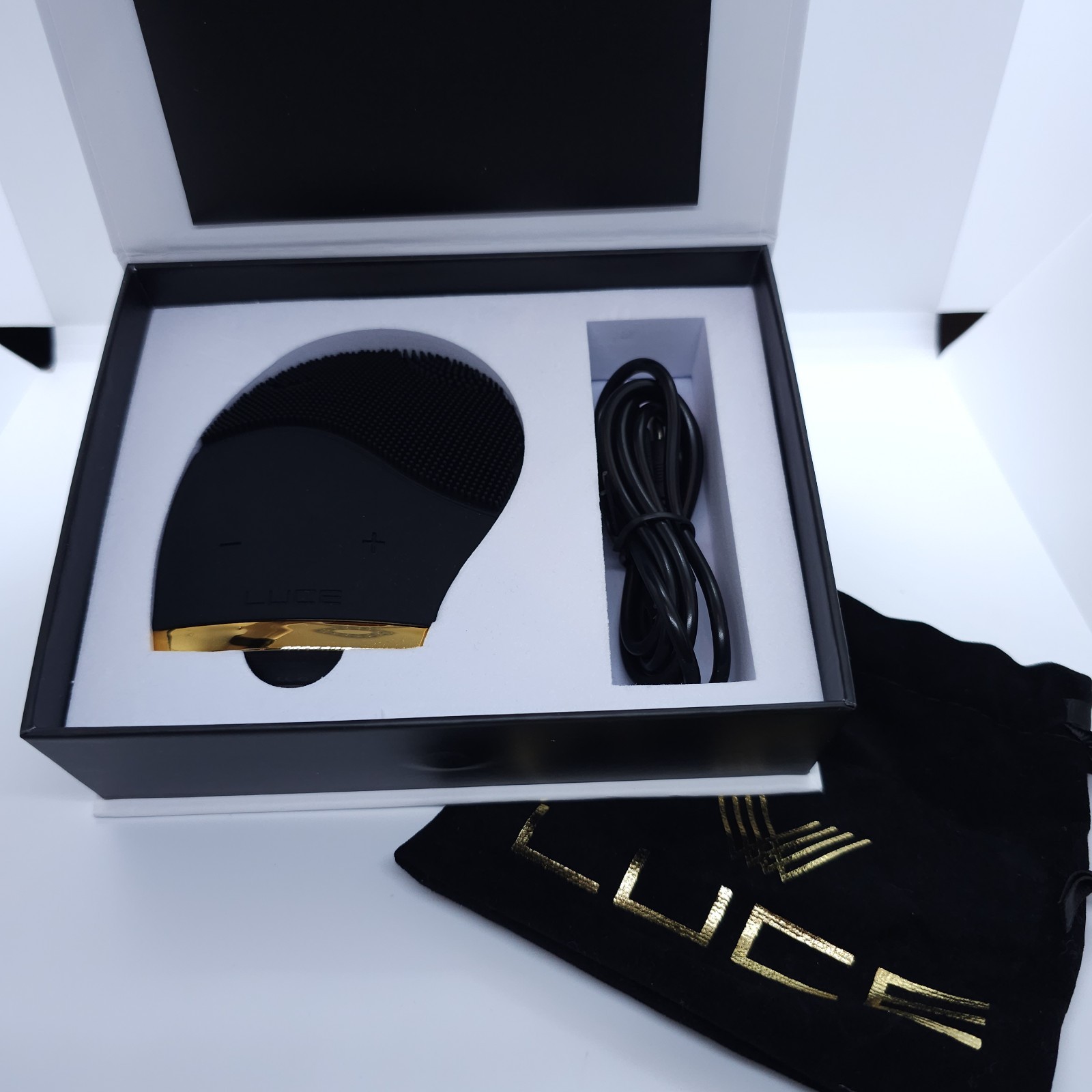 New LUCE180 Anti-Aging Pulsating Facial Cleansing Device Rechargeable WaterProof