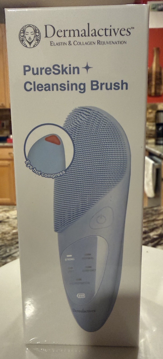 Dermalactives Elastin And Collagen Rejuvenation PureSkin Cleansing Brush Sealed
