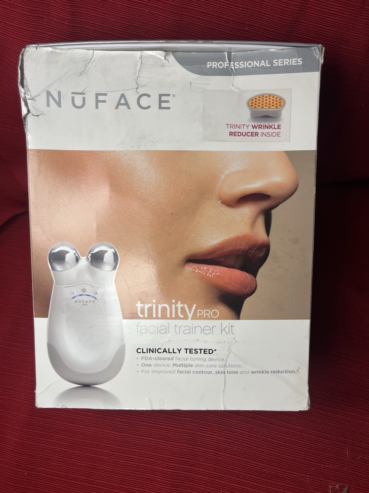 NuFace ELE Trinity Facial Trainer with Wrinkle Reducer Attachment