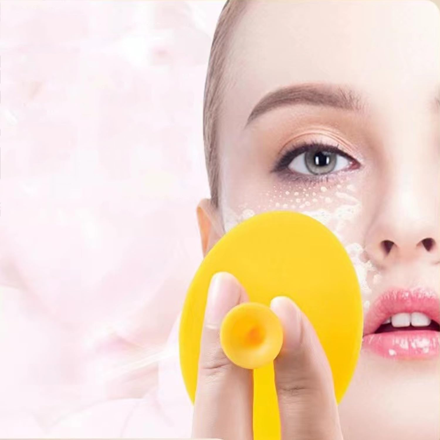 Face Scrubber, Silicone Face Scrubber, Soft Silicone Facial Cleansing Brush Face