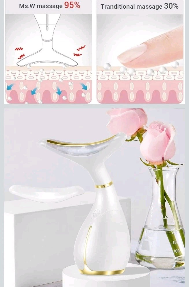 MS. W Red Light Facial Massager, Skin Care Tools for Face & Neck Beauty Device,