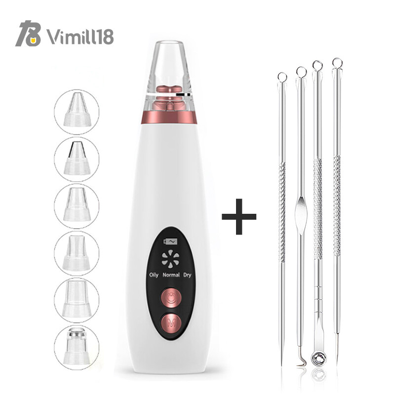 Pore Cleaner Blackhead Remover Vacuum Electric Nose Face Deep Cleaning Skin