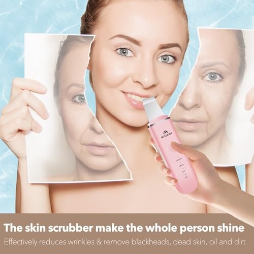 Skin Scrubber Face Skin Spatula Facial Scrubber Spatula Pore Cleaner with Pink