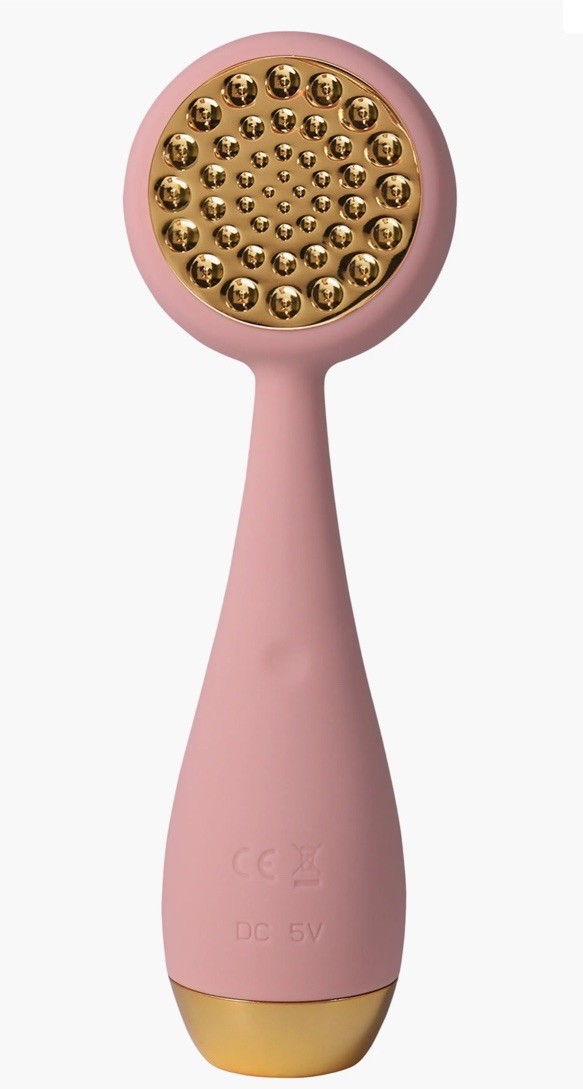 (47)PMD Clean Pro Smart Facial Cleansing Device, Pink w Gold Finish- Open box