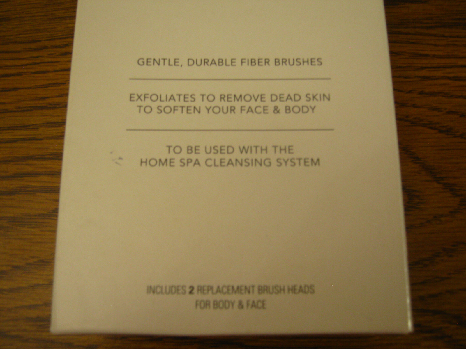 1 INSTRUMENTAL BEAUTY BRUSH HEADS-1 BODY & 1 FACIAL HOME SPA CLEANSING SYSTEM