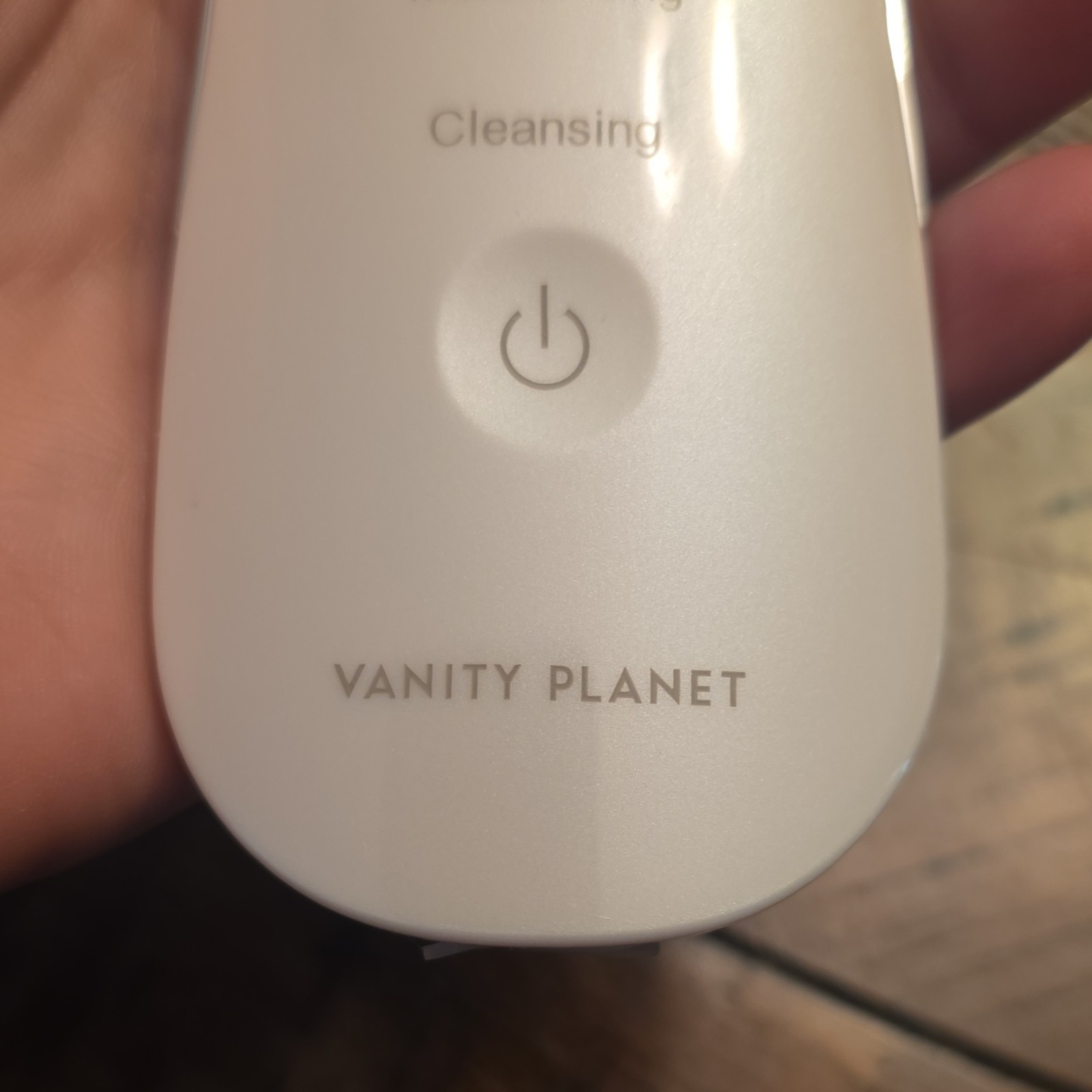Vanity Planet Facial Cleansing Device Rechargeable USB, White