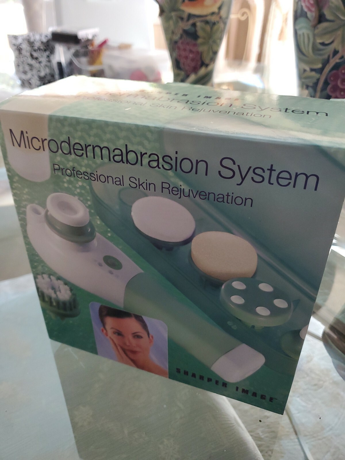 Sharper Image Microdermabrasion System Skin Rejuvenation Pro Cleansing Set