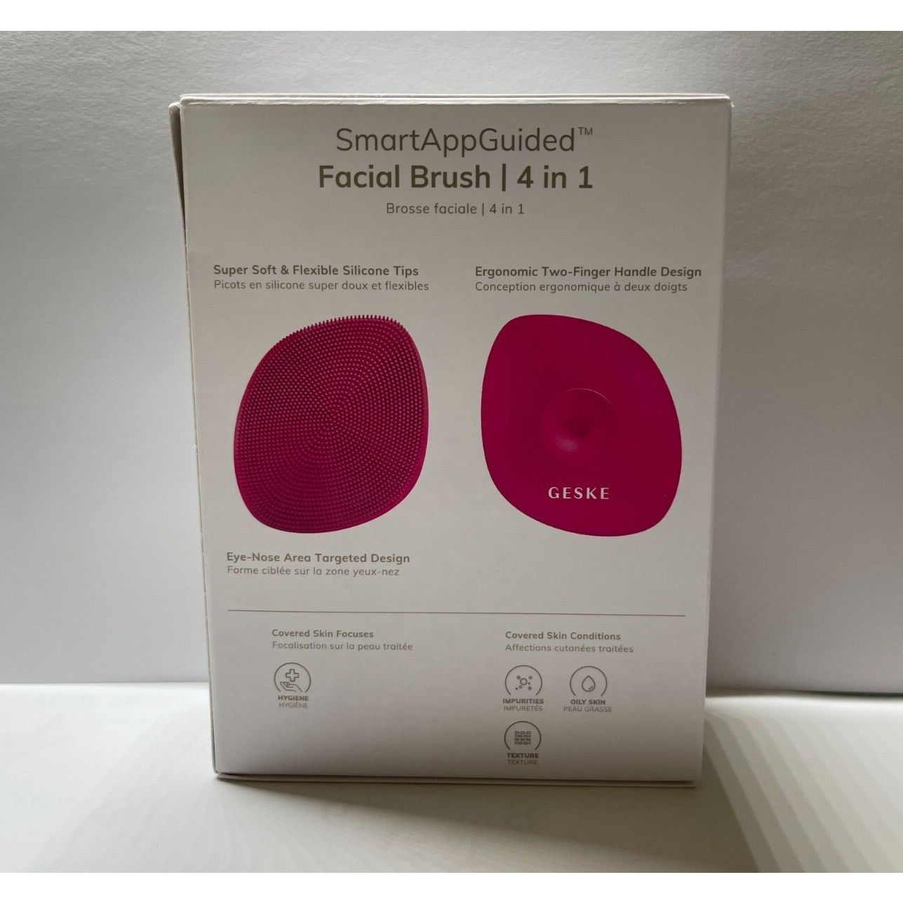 2x Daily Concepts + Geske Face & Body Scrubber Silicone Pore textured exfoliator
