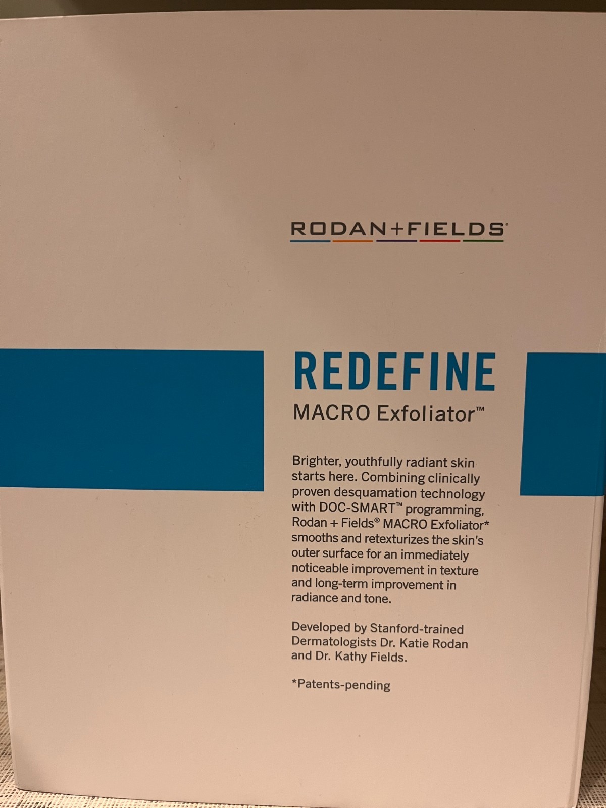 RODAN REDEFINE MACRO Exfoliator system with Cooling Gels- LN condition