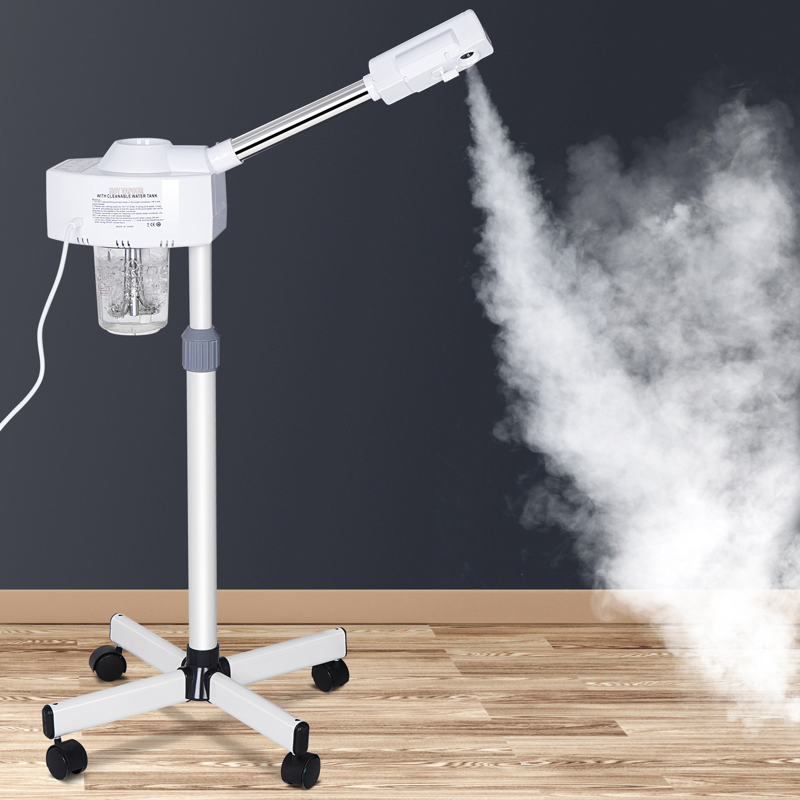 Professional Salon Spa Ionic Facial Steamer Beauty Equipment Skin Care Ozone US