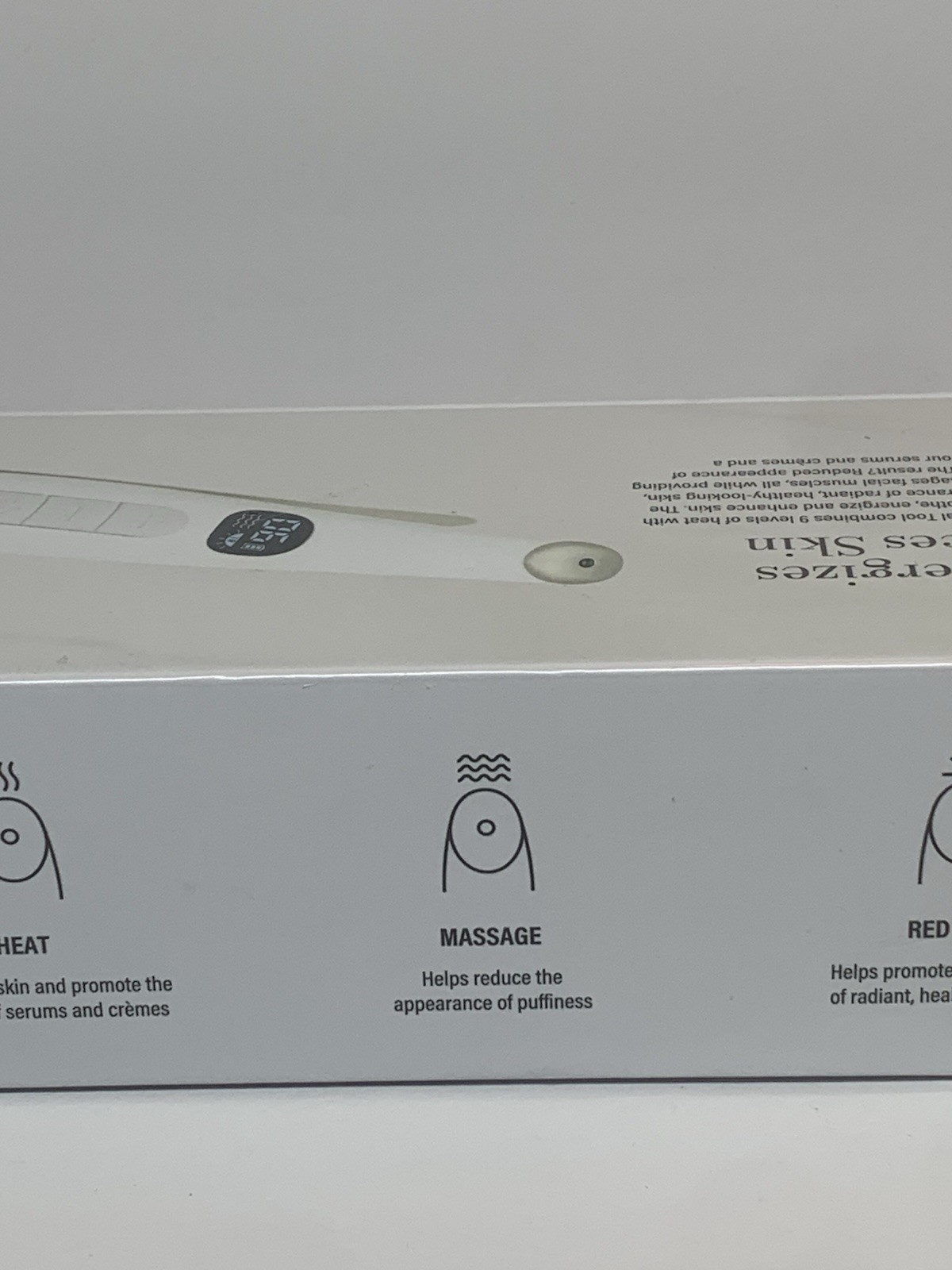Meaningful Beauty Skin Renewing Facial Tool ~ Heat Massage, Red Light ~ Sealed