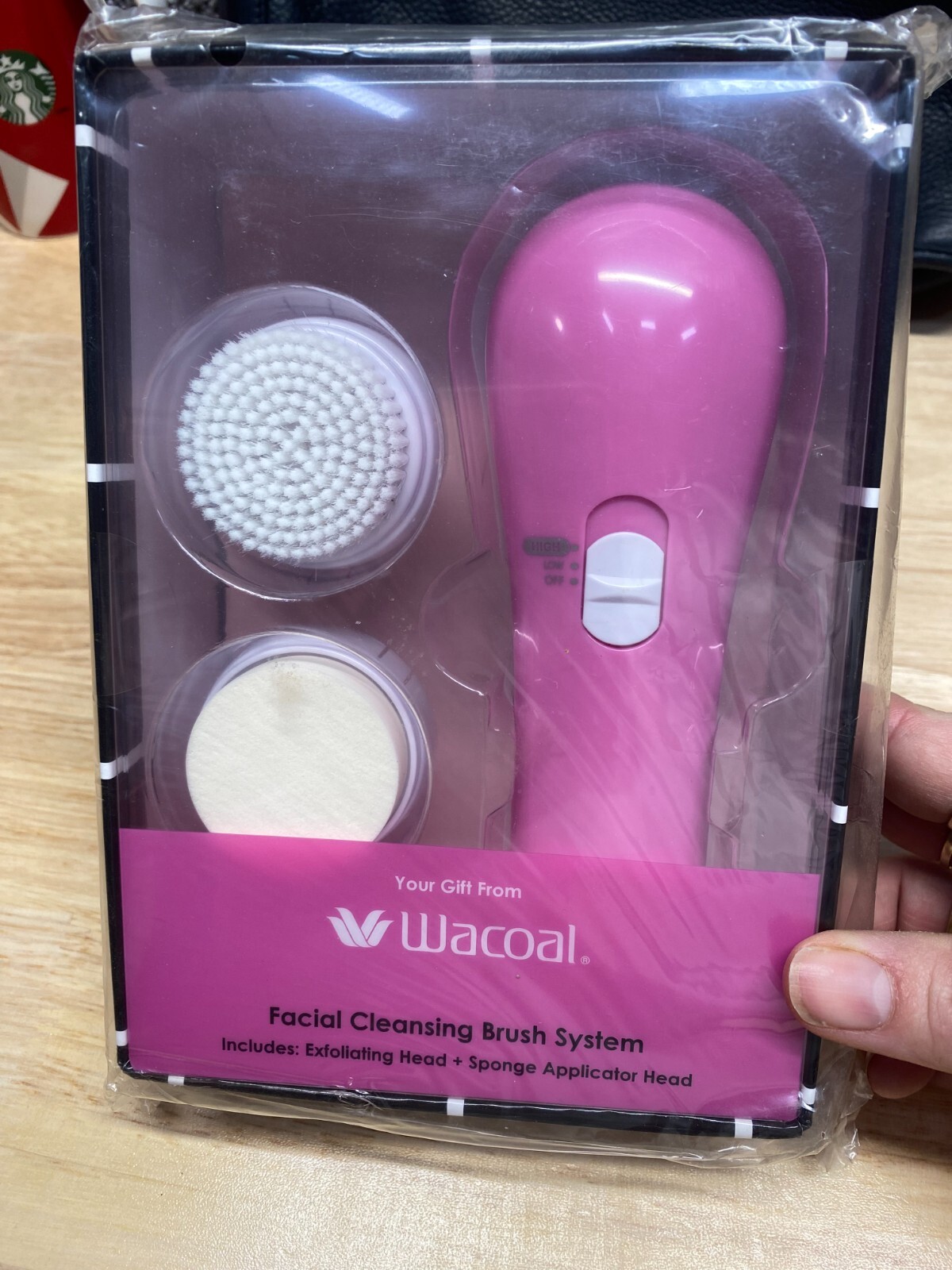 Wacoal Facial Cleansing System Exfoliating Brush Head Sponge Applicator Head New