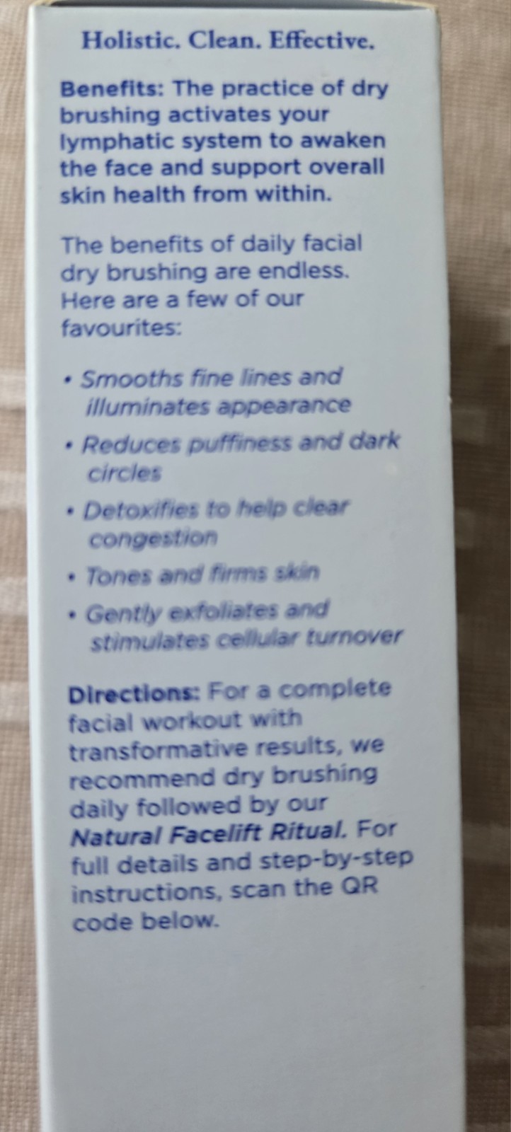 Province Apothecary Ultra Soft Facial Dry Brush for All Skin Types Vegan