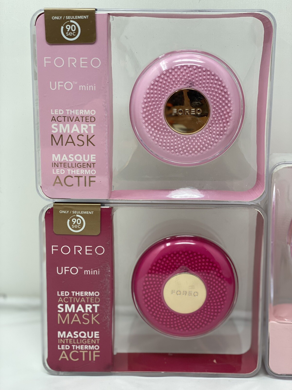 Lot Of 3 FOREO UFO Mini LED Thermo Activated Smart Mask & Luna Mini 3