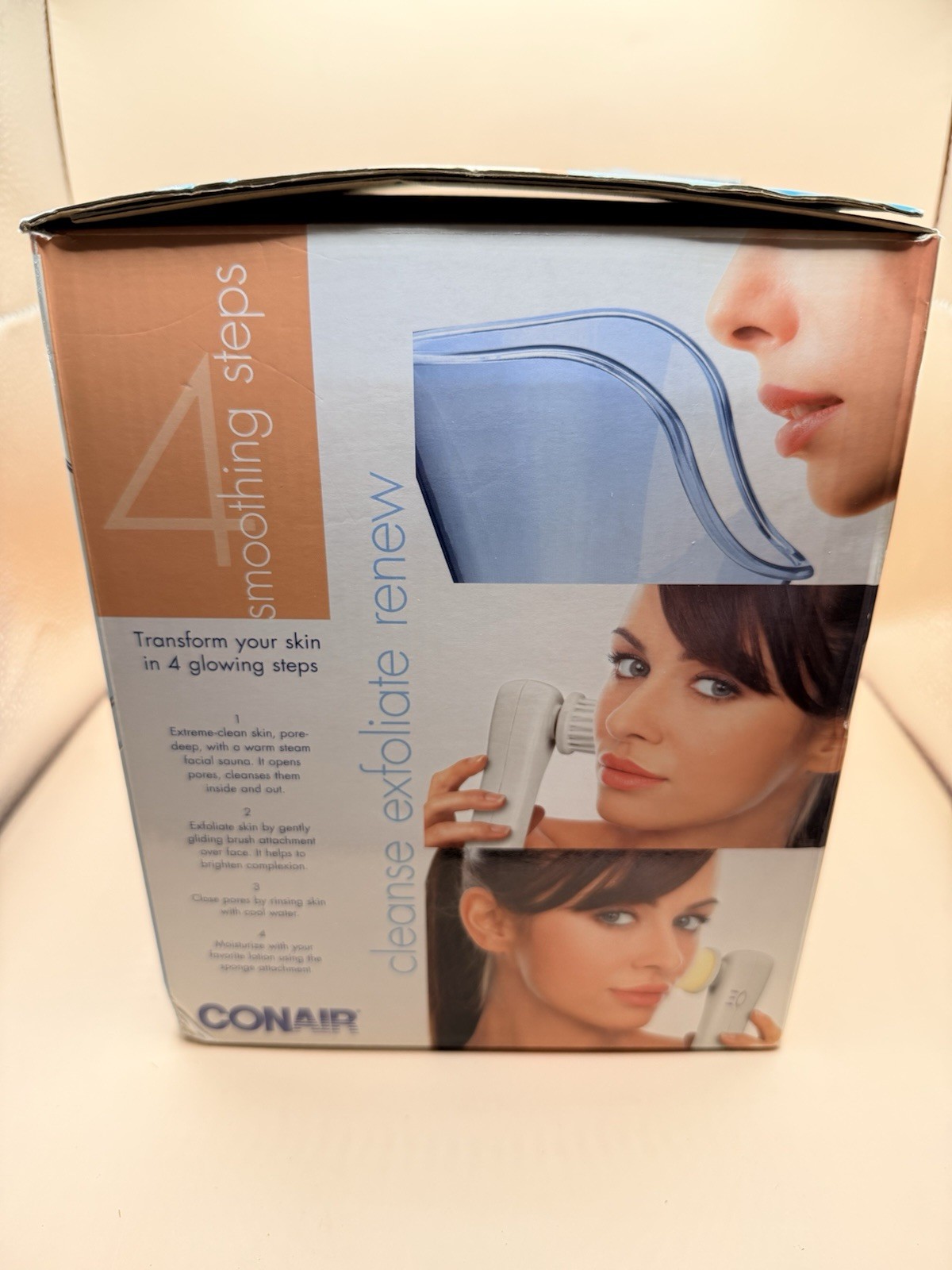 Conair MDF2R Moisturizing Mist Facial Sauna System with Facial Brush Tool