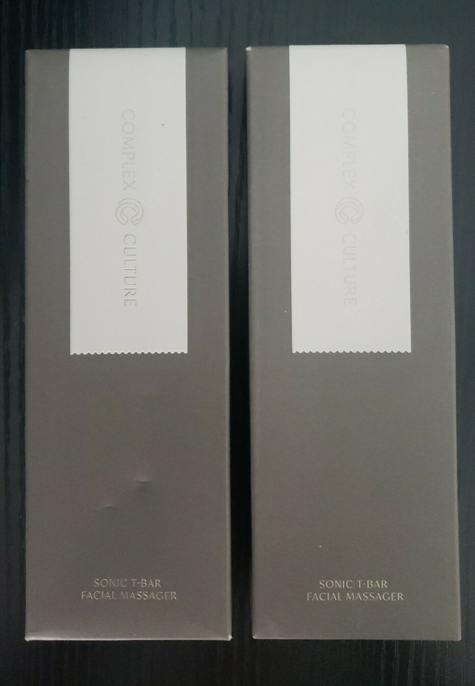 2 COMPLEX CULTURE Sonic T-Bar Luxury Facial Massager FULL SIZE $58 ea New In Box