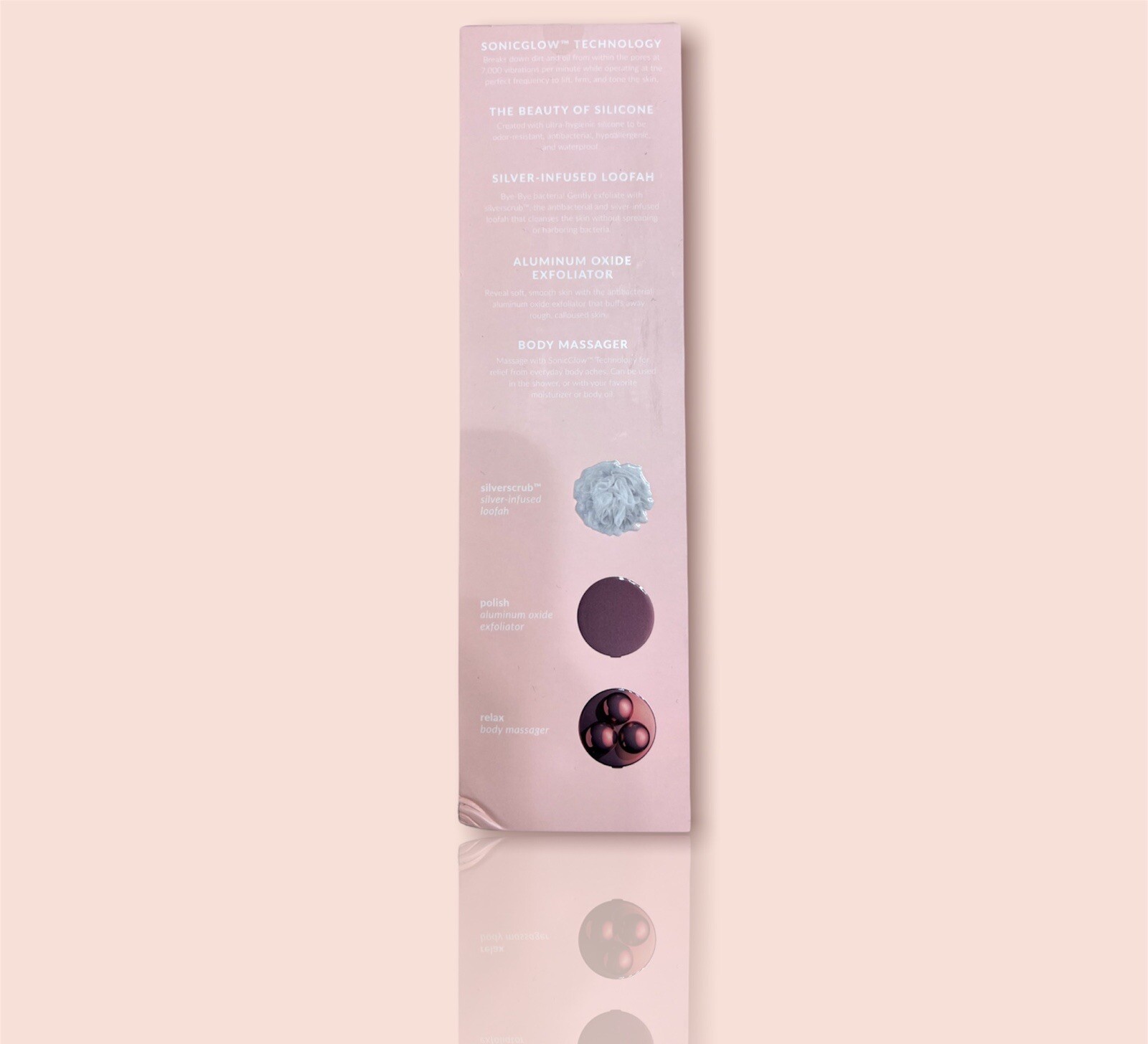 PMD Clean Body – Smart Body Cleansing Device NEW IN BOX (Blush)