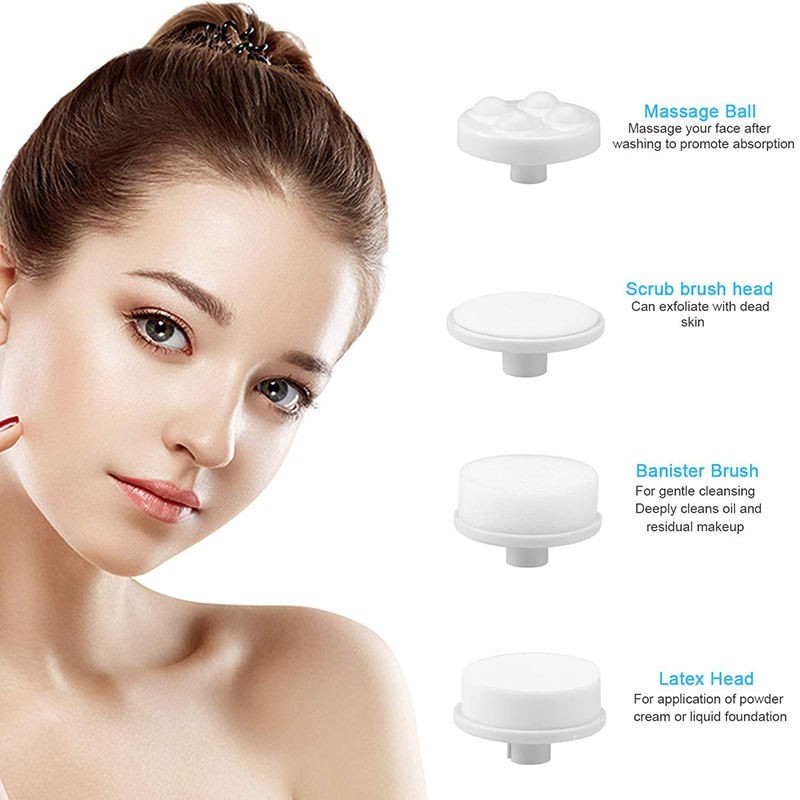 Electric Facial Cleaner 5 in 1 Face Cleansing Brush Wash Machine Spa Skin Care