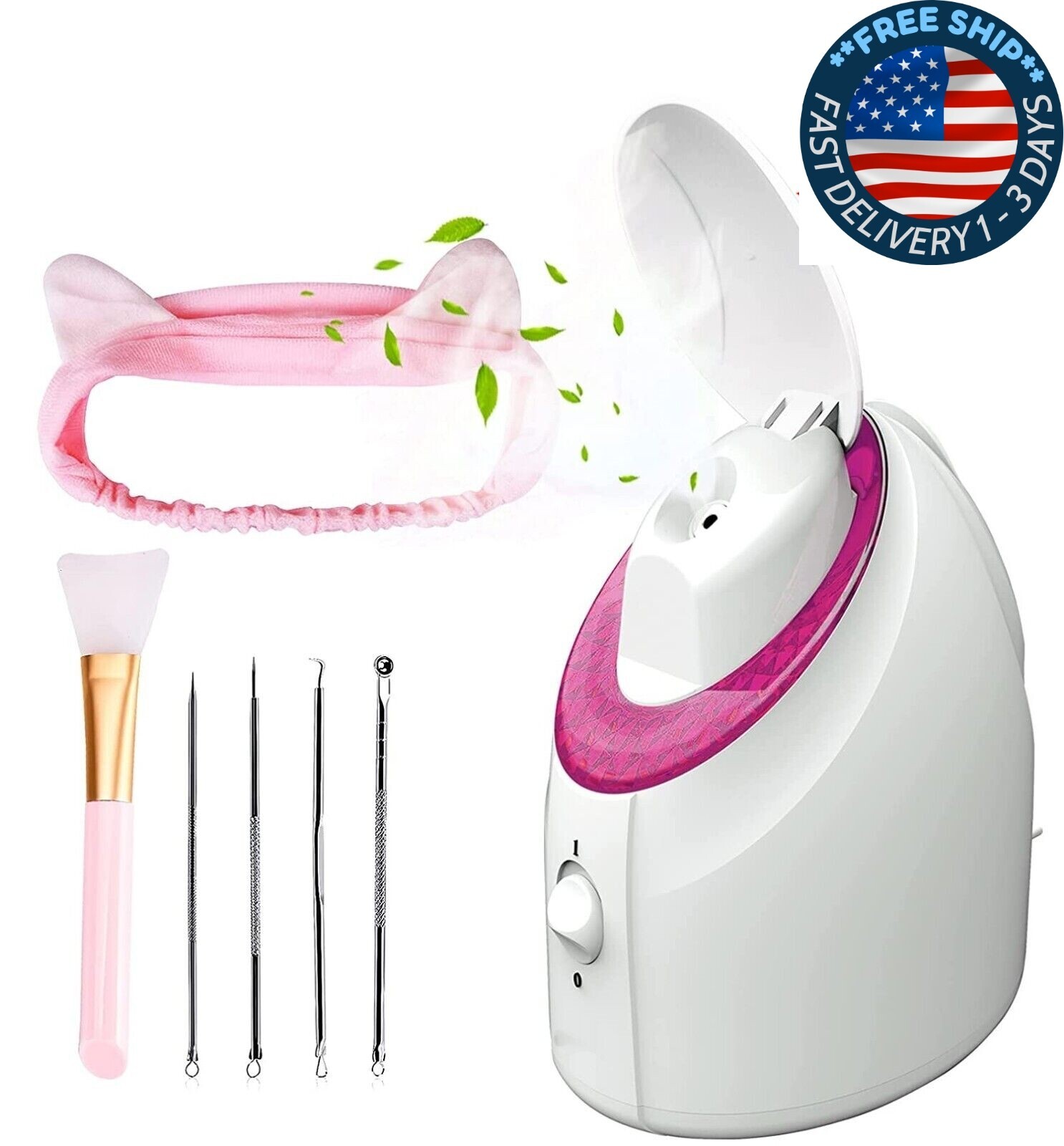Vaporizador facial portatil sauna faciales casero limpieza de poros cara a vapor
