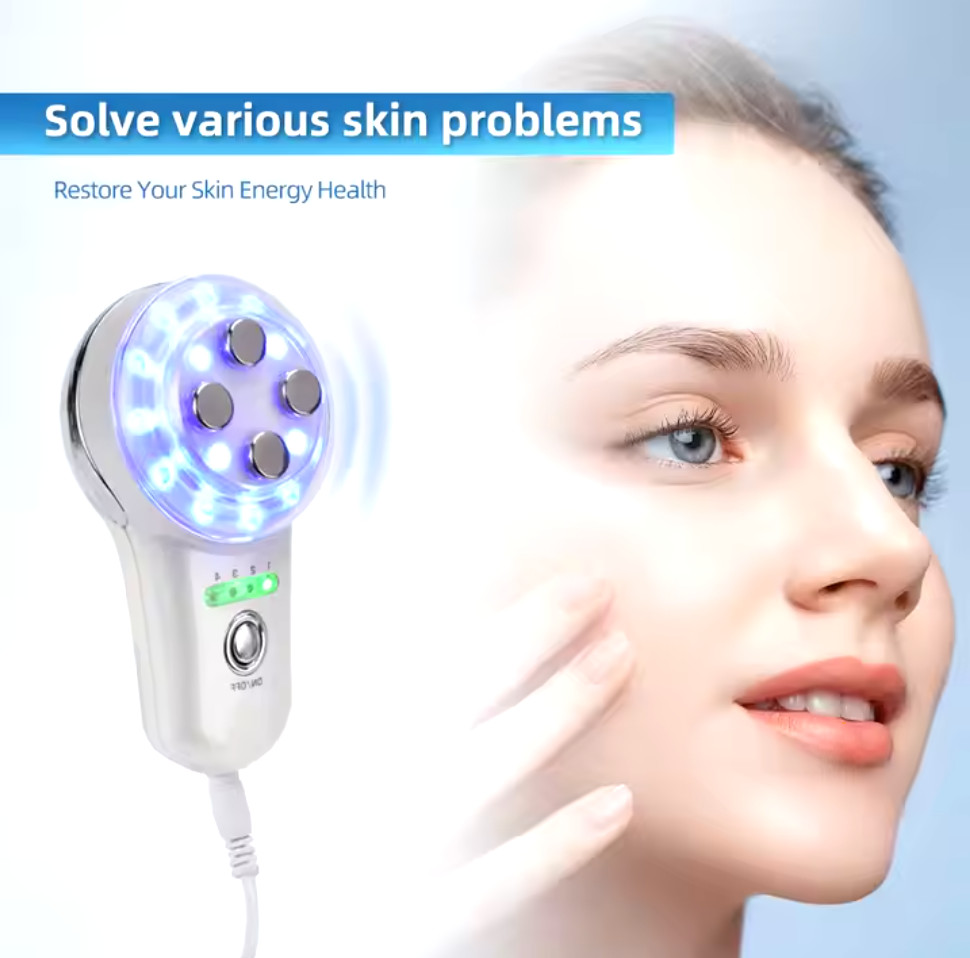3in1 RF Microcurrent LED Photon Skin Care Beauty Device