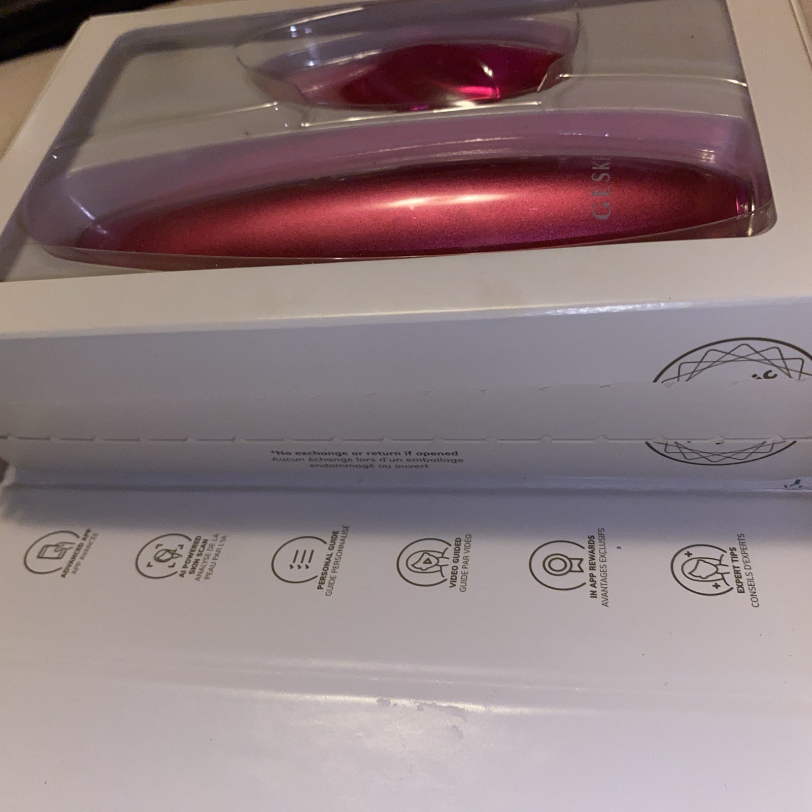 GESKE ~ TOUCHLESS MAGNETIC PEELING MASK 5 IN 1 ~ open box