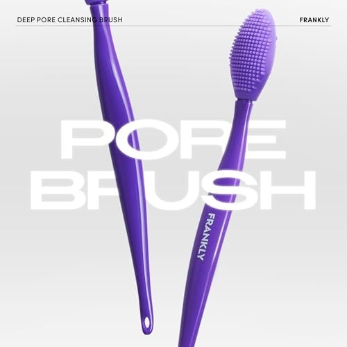 Silicone Face Brush Pore Cleansing Exfoliator Blackhead Remover Daily Skincare
