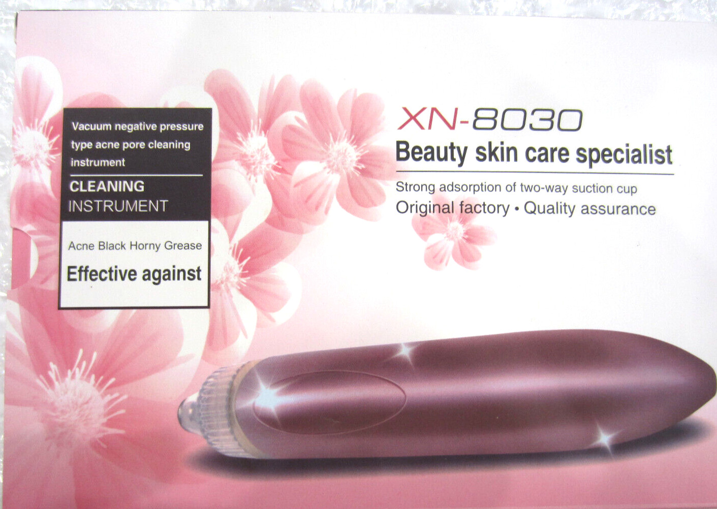 Beauty Skin Care Specialist Blackhead Removal Vacuum Suction Tool XN-8030