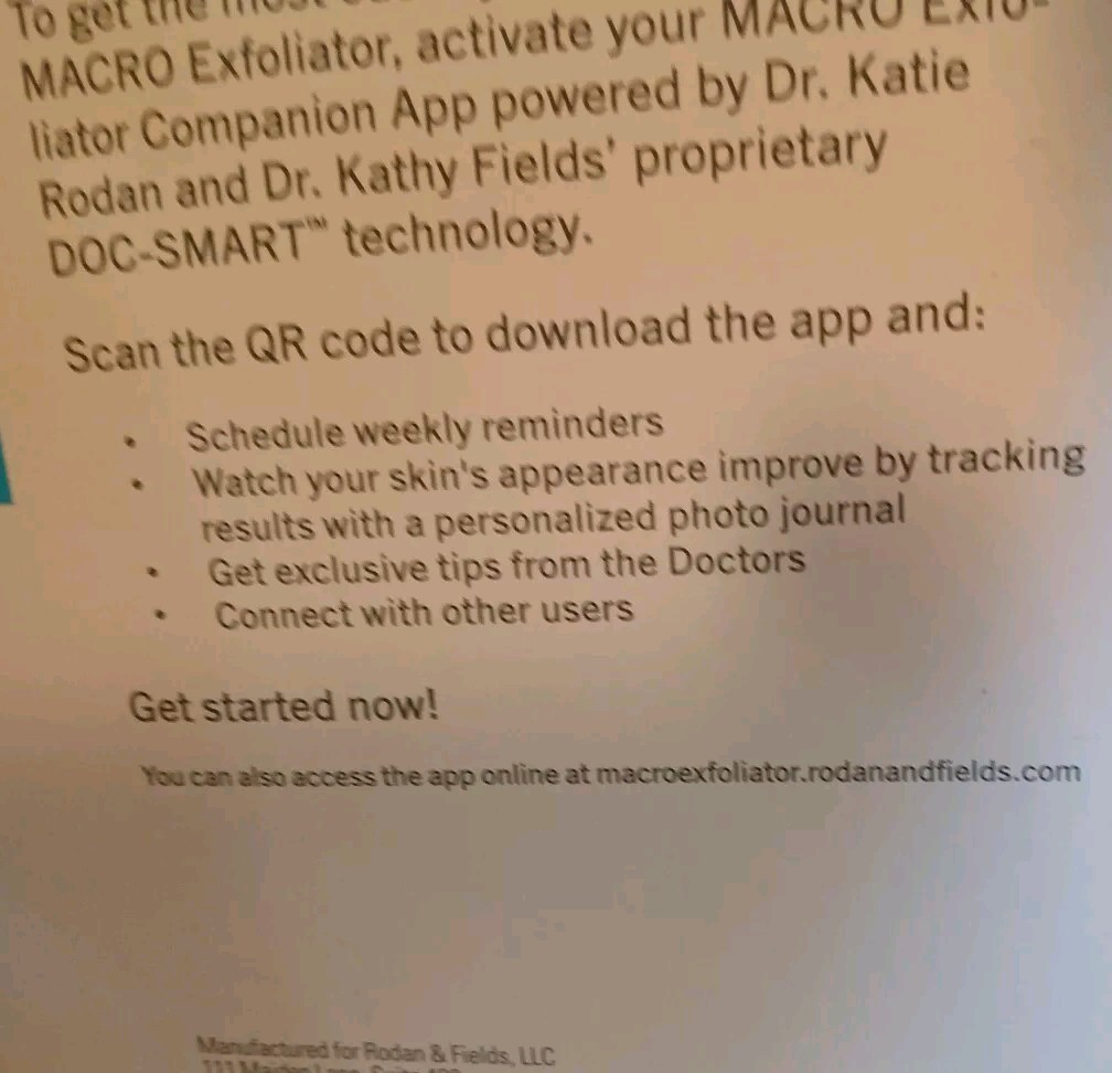 Rodan+Fields Marco Exfoliator Device Base Adapter 8 Cooling Gel-Accessorie($300)