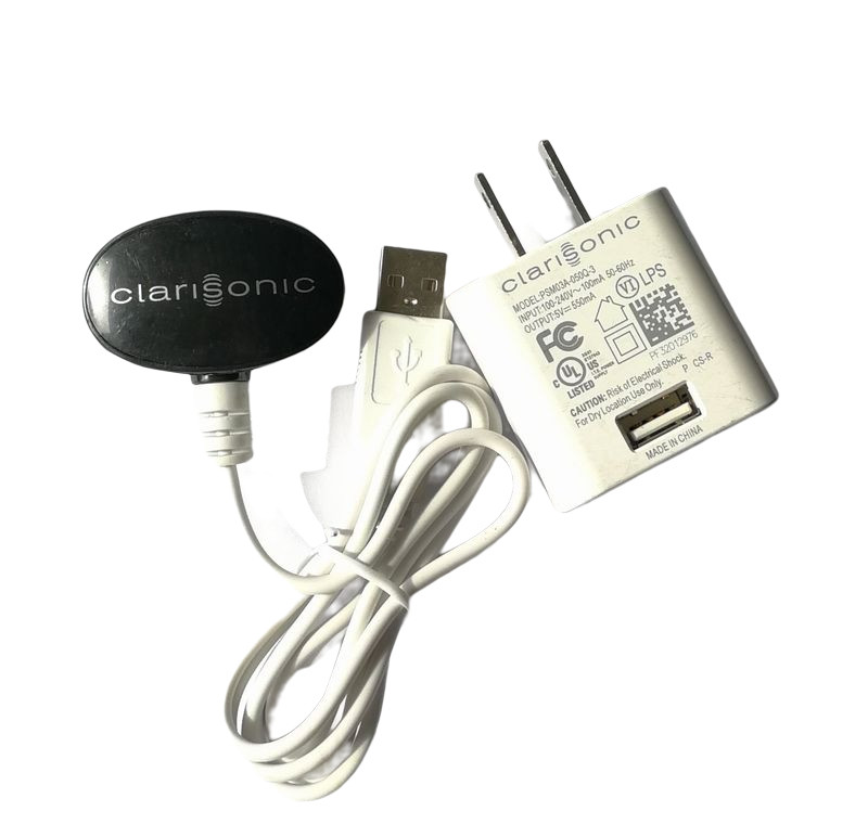 Black AC Power Charger Adapter base For Clarisonic Mia3 Aria4 SMART Profile Pedi
